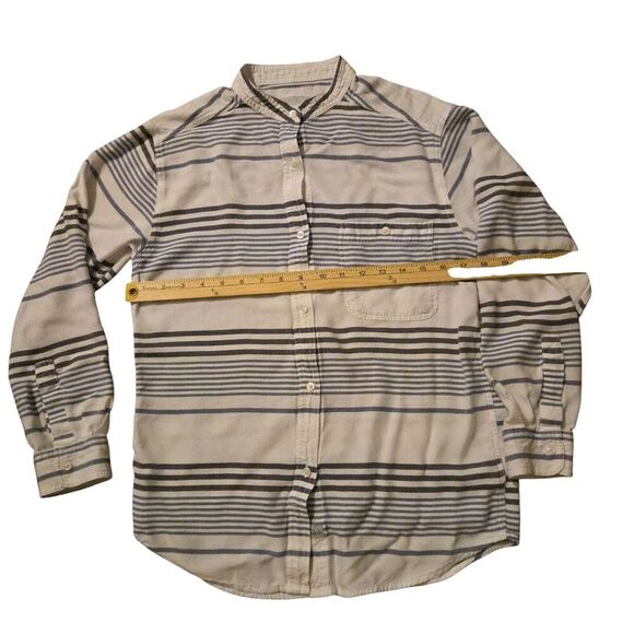 Rails Women's S Button Down Shirt Quincy Engineered Stripe Purple Work Wear - Picture 5 of 7